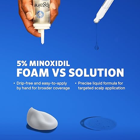 Men’s Rogaine Extra Strength 5% Minoxidil, Topical Solution for Thinning & Hair Loss, Clinically Proven FDA Approved Minoxidil for Men Treatment, Regrow Fuller Hair, 3 Month Supply, 3 Bottles