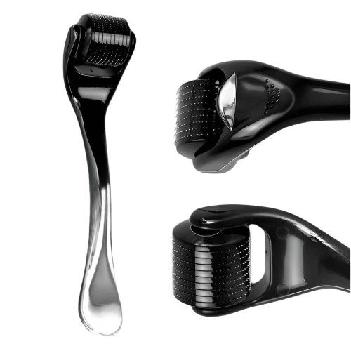 Derma Roller with 540 stainless steel Needles , Microneedling Roller for Beard Growth, Scarring and Face Skin Rejuvenation